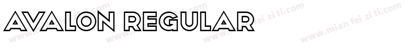 Avalon Regular字体转换